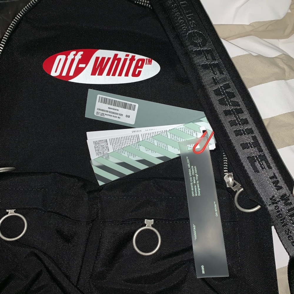 Off white backpack